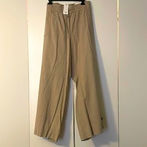 Lane Bryant size 20 wide leg mid-rise linen pants.